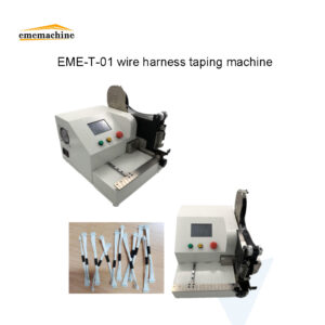 Wire harness wrapping machine