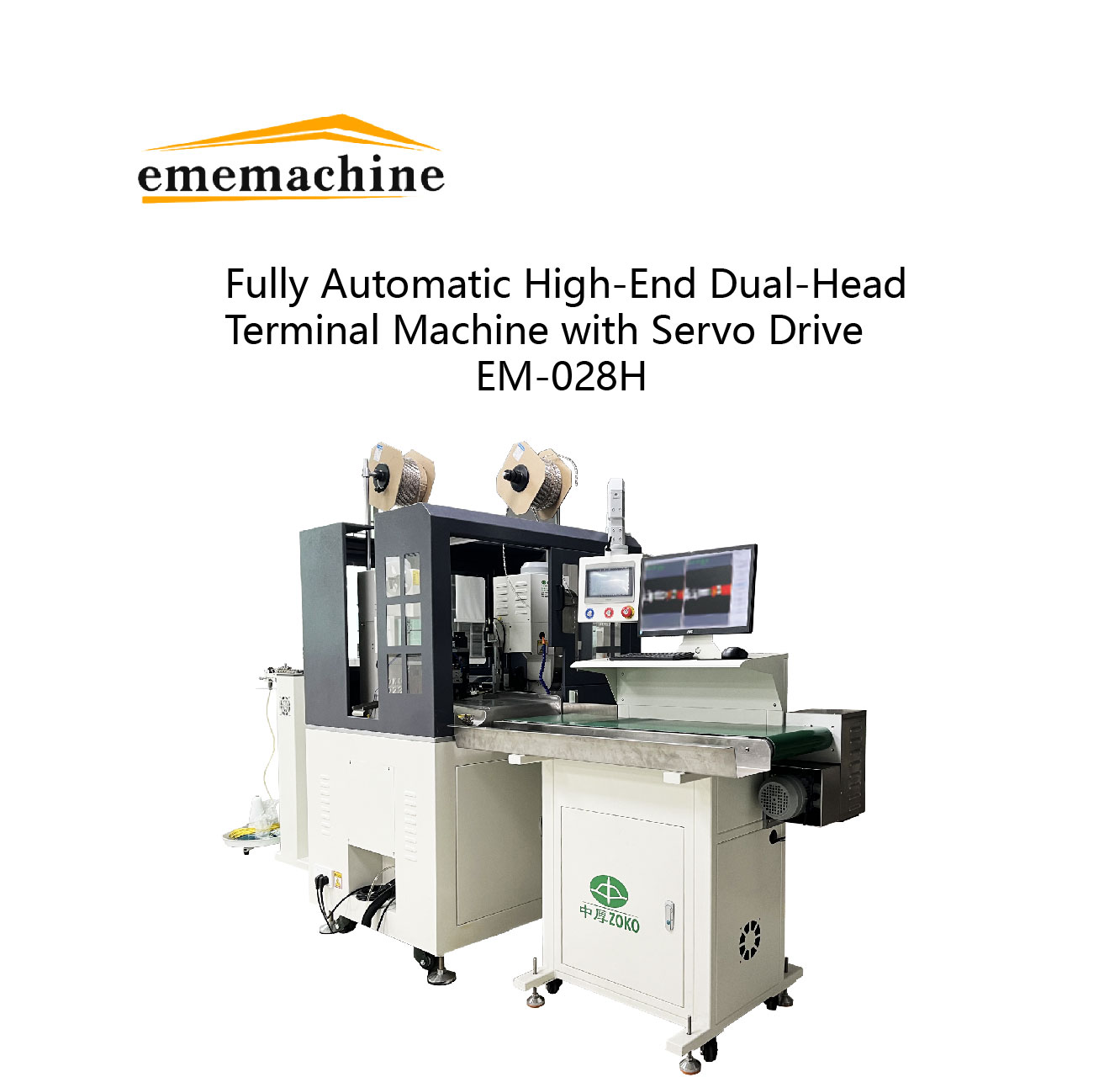 Fully Automatic High-End Dual-Head Terminal Machine with Servo Drive
