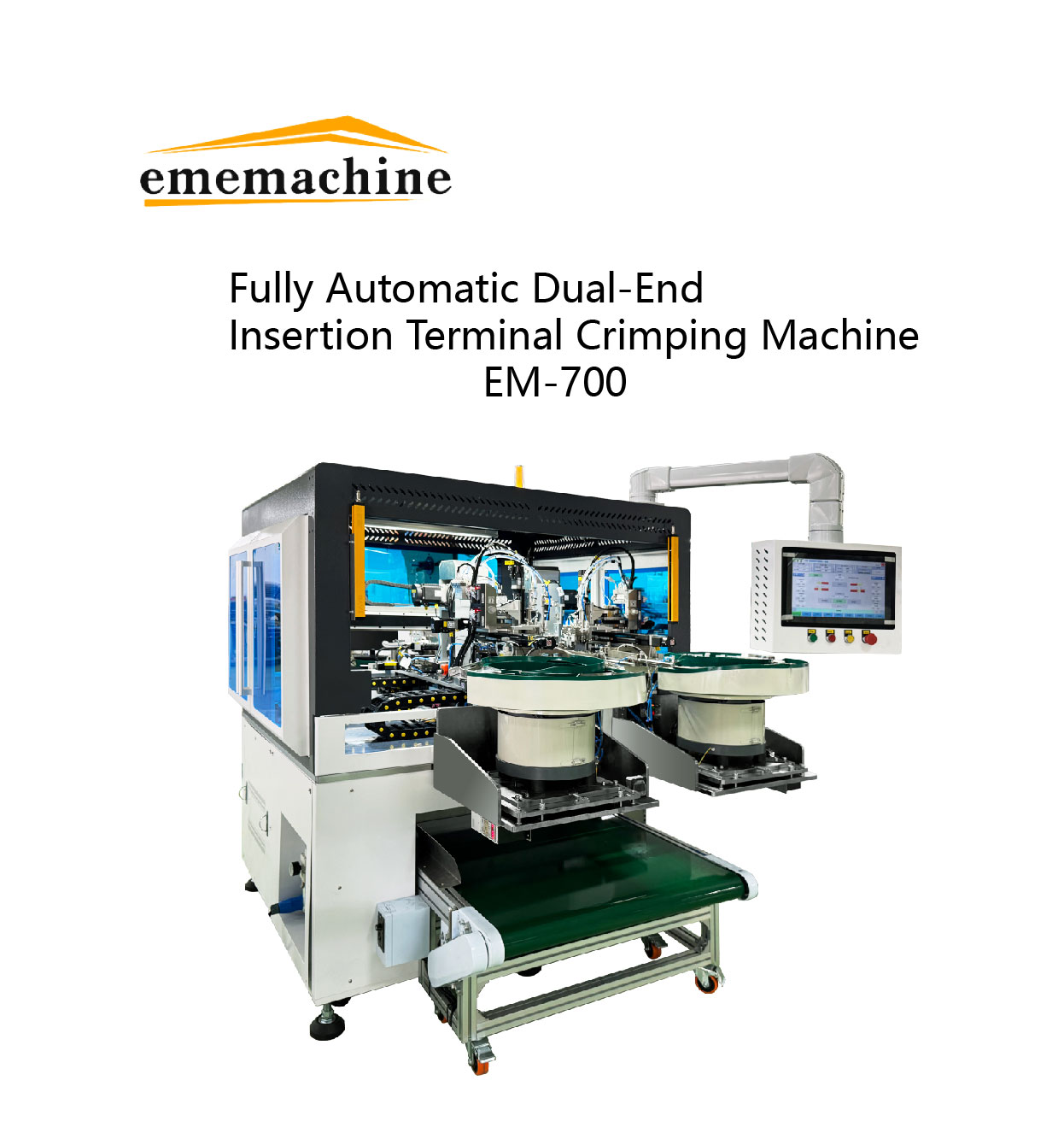 Fully Automatic Dual-End Insertion Terminal Crimping Machine
